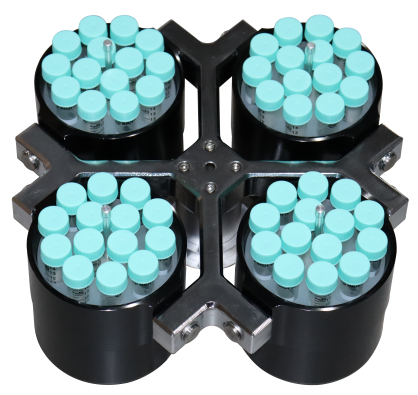 Адаптер для пробирок 15 мл конические, на 14 мест каждый, максимально 56×15 мл в роторе 4×750 мл, 4 шт., Shuke, Китай