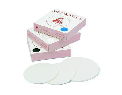 Фильтры беззольные, круглые, тип 00A, d 70 мм, 80 г/м², 48 с/10 мл, 4-5 мкм, 100 шт