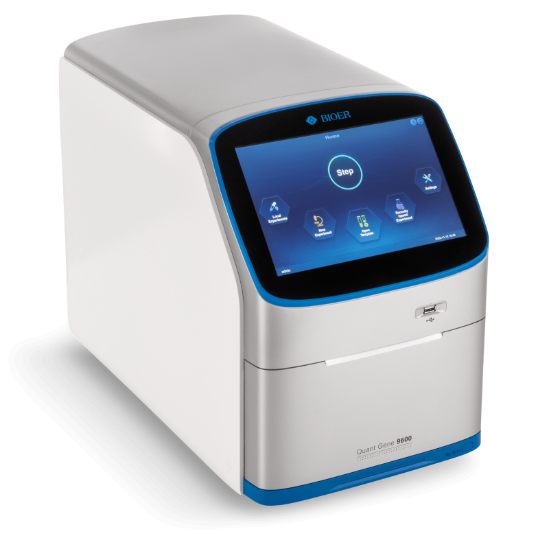 ДНК-амплификатор в "реальном времени" QuantGene 9600 имеет 5 каналов детекции обеспечивающих точный и стабильный количественный анализ флуоресценции, термоэлектрическую технологию охлаждения, 6 независимых температурных зон для оптимизации условий эксперимента, возможность хранения образца при 4 °C и систему автоматического осушения конденсата.