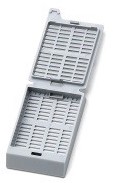 Кассета гистологическая с крышкой, 40х28х6 мм, 500 шт/упак., Sovtech