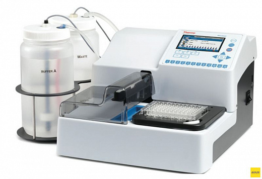 Планшетный промыватель (вошер), 12-канальная головка, 2 бутыли, остаточный объем до 1,5 мкл, Wellwash