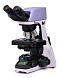 Микроскоп Magus Bio 240B, прямой, бинокуляр/тринокуляр, СП, планахромат 4×, 10×, 40×, 100× (вид сбоку)