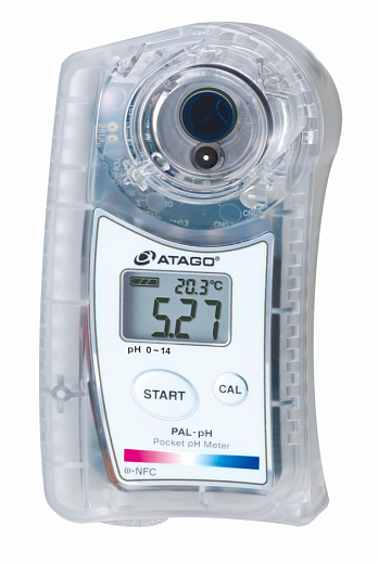 pH-метр, 0-14±0,1, портативный, термокомпенсация, с поверкой, PAL-pH, Atago