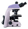 Микроскоп Magus Bio 260T, прямой, тринокуляр/бинокуляр, СП, планахромат 4×, 10×, 40×, 100× (вид сбоку)
