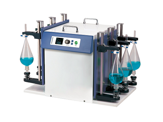 Шейкер, возвратно-поступательный для делительных воронок, амплитуда 40 мм, до 300 об/мин, WS-1, Wiggens