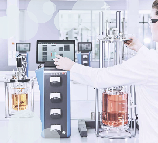 Биореактор Habitat cell в лаборатории, IKA