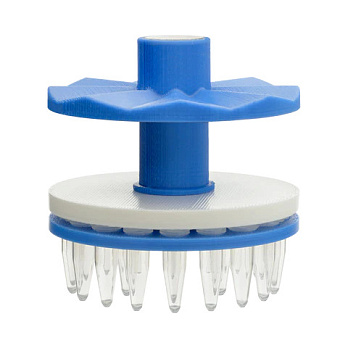 Держатель для тонкостенных ПЦР-пробирок, 24х0,3 мл, синий,  Qsonica