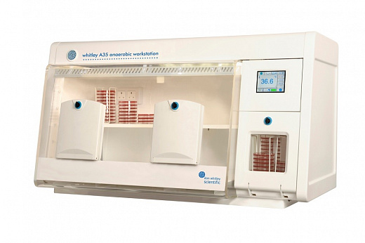 Анаэробная станция, 600 чашек, до +45 °С, А35, Don Whitley Scientific