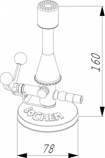 Горелка Теклю с откидным клапаном, мультигазовая Фото 2