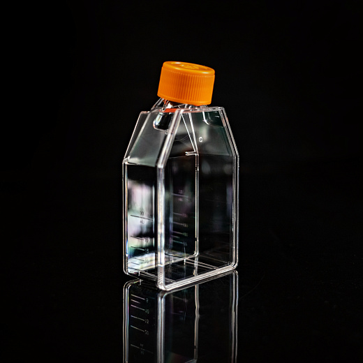 Флаконы культуральные 25 cm², вентилируемая крышка, обработанная поверхность (ТС), полистирол, стерильные