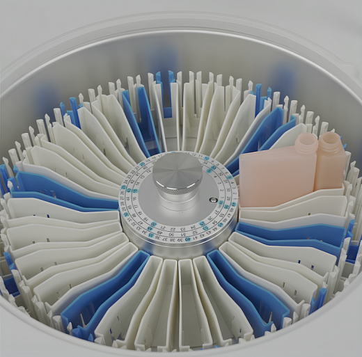 Штатив-карусель на 49 позиций образцов и 56 позиций реагентов