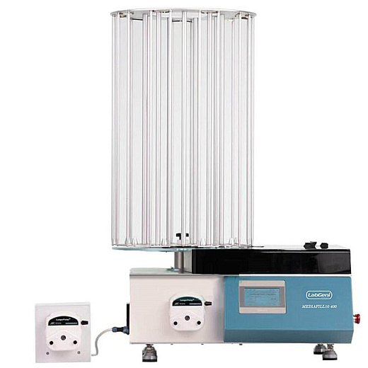 Разливочная станция до 280 чашек Петри 90 и 60 мм (опция), 400 чашек в час, Mediafill10 400, LabGeni, Китай