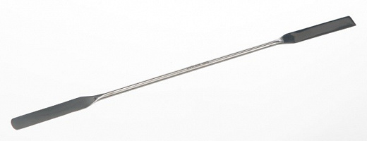 Шпатель двухсторонний, гибкий, длина 300 мм, лопатка 65×22 мм, диаметр ручки 6 мм, нержавеющая сталь