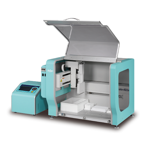 Станция дозирования 4-х позиционная с УФ и HEPA модулями, с ноутбуком и ПО, EzMate 401s, Blue-Ray Biotech