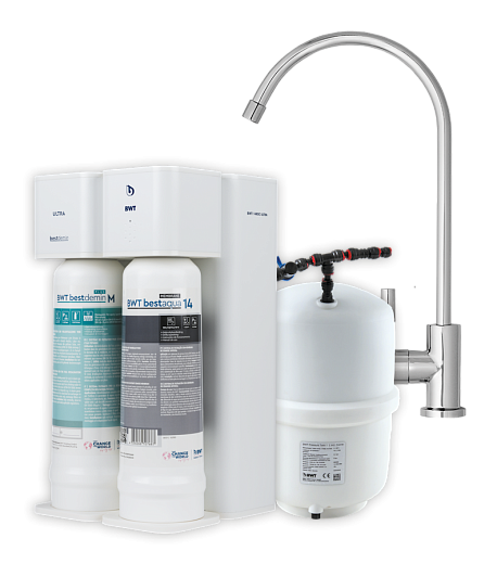 Система очистки с фильтрами bestaqua 14 ROC ultra (обратный осмос) и bestdemin M (деминарализатор),