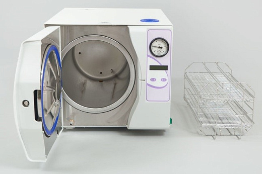 Автоклав горизонтальный, 20,4 л, температура 121-134 °С, автоматический, сушка вакуумным насосом, не требует подключения к водопроводу, ГКа-25 ПЗ (-05)