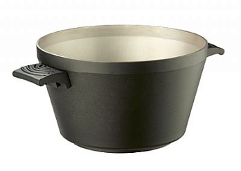 Кастрюля 4 л, алюминий, до 250 °С, без крышки