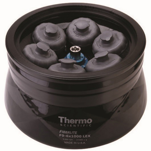 Ротор угловой Fiberlite F9-6 x 1000 LEX, 9000 об/мин, 17568g, 6 x 1000 мл, Thermo FS