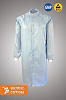 Халат для чистых помещений, средней длины Фото 1