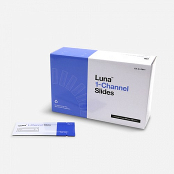 Слайд для автоматического счетчика клеток Luna-FX7, 1 канальный, 50 шт./уп., Logos Biosystems