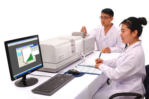 Анализатор размера частиц Bettersizer S, Китай, в работе