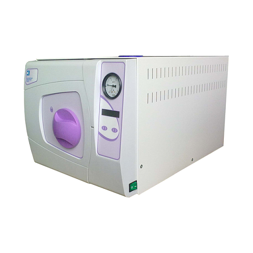 Автоклав горизонтальный, 20,4 л, температура 121-134 °С, автоматический, термодинамическая сушка, не требует подключения к водопроводу, ГКа-25 ПЗ (-07), КасПЗ