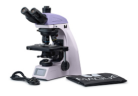 Микроскоп Magus Bio 260T, прямой, тринокуляр/бинокуляр, СП, планахромат 4×, 10×, 40×, 100× (комплект)