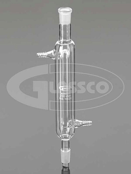 Холодильник прямой, двойной, L 300 мм, керн 24/29, муфта 24/29, Glassco