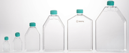 Флаконы культуральные 182 см², глухая крышка, обработанная поверхность (CellDETACH), полистирол, стерильные,  Jet Biofil, Китай