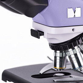 Микроскоп Magus Bio 230B, прямой, бинокуляр/тринокуляр, СП, ТП, ФК, Пол, Ахромат 4×, 10×, 40×, 100× МИ