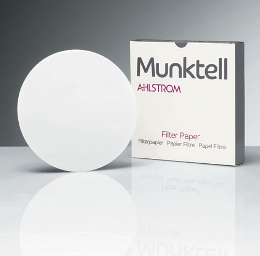 Фильтры зольные, круглые, тип 106, d 90 мм, 100 г/м², 75 с/10 мл, 3-4 мкм, 100 шт Фото 2