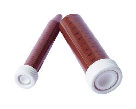 Пробирки 15 мл, ПП, янтарные, конические, стерильные, до 12500 g