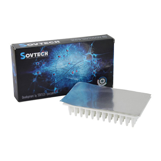 Пленка для термического запаивания ПЦР планшетов, алюминиевая, 100 шт./уп., Sovtech