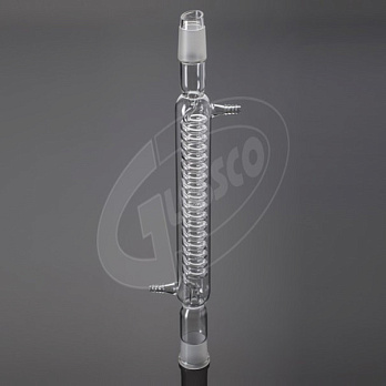 Холодильник спиральный, L 400 мм, керн 24/40, муфта 24/40, Glassco