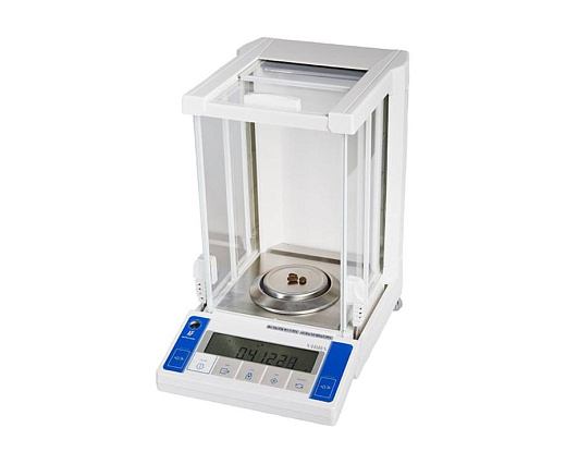 Весы аналитические, 92 г/220 г/0,01 мг/0,1 мг, внутренняя калибровка, с поверкой, AF-225DRCE Фото 1