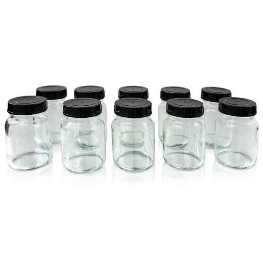 Приемные бутыли 250 мл, с крышкой, для SM 100