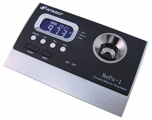 Рефрактополяриметр, -5....+5°, -130....+130°Z , 0....85% Brix, портативный, с калибровкой, с мензуркой, шприцами, фильтрами для шприцев и одноразовыми бумажными фильтрами, комплектация А, RePo-1 Фото 2