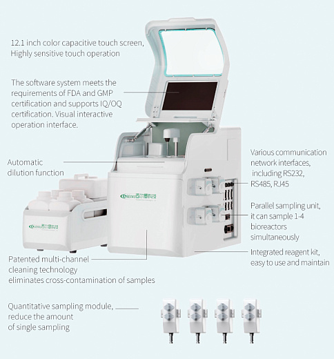 Биосенсорный автоматический онлайн-анализатор AP-100, Sieman