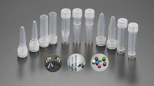 Криопробирки 2 мл, ПП, с юбкой, внешняя резьба, плоская крышка, матовое поле для маркировки, 20 шт./уп., 5000 шт./кор., Jet Biofil, Китай