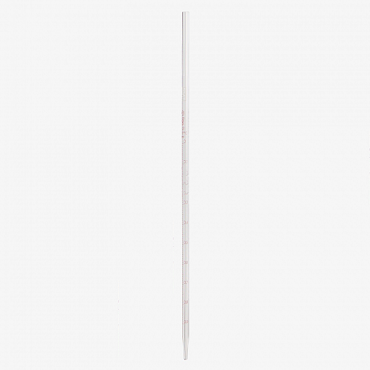 Пипетка стеклянная, 2 мл, НС, градуированная, полный слив, тип 4, исполнение 1, 1 класс точности, 1 шт./уп.