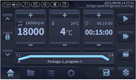 Центрифуга 18000 об/мин, 30000 g, M1416R, экран
