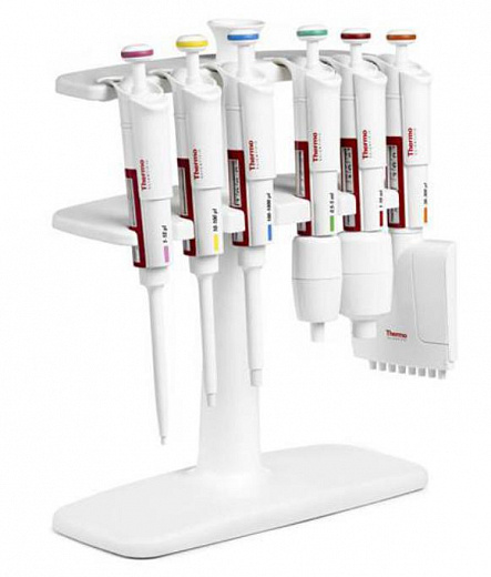 Автоматическая пипетка механическая 5-50 мкл, 8-канальная, Техно F1