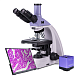 Микроскоп Magus Bio 250B, прямой, бинокуляр/тринокуляр, СП, планахромат 4×, 10×, 40×, 100× (общий вид)