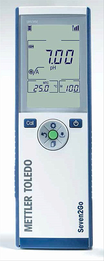 pH-метр, -2-20±0,01, портативный, электрод InLab Expert Go-ISM, S2-Standart, серия Seven2Go, Mettler Toledo