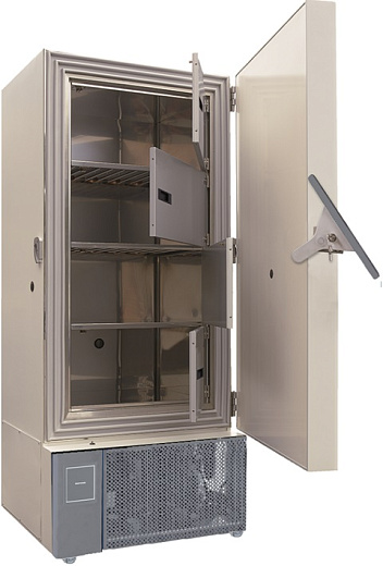 Морозильник -86 °С, 505 л, вертикальный,  сенсорный дисплей, TK60HPL, Teknalab, с открытой дверью