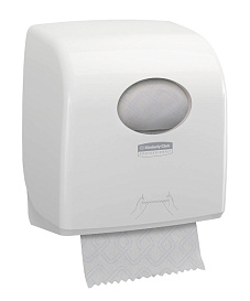 Диспенсер для рулонных полотенец Aquarius Slimroll, настенный, белый, Kimberly-Clark 