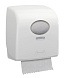 Диспенсер для рулонных полотенец Aquarius Slimroll, настенный, белый, Kimberly-Clark, с открытой крышкой