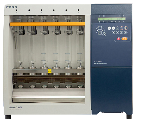 Анализатор клетчатки, 6 мест, для горячей экстракции, автоматический, Fibertec 8000, Foss