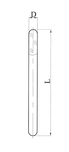 Палочка для перемешивания, стекло, 218 мм, Россия