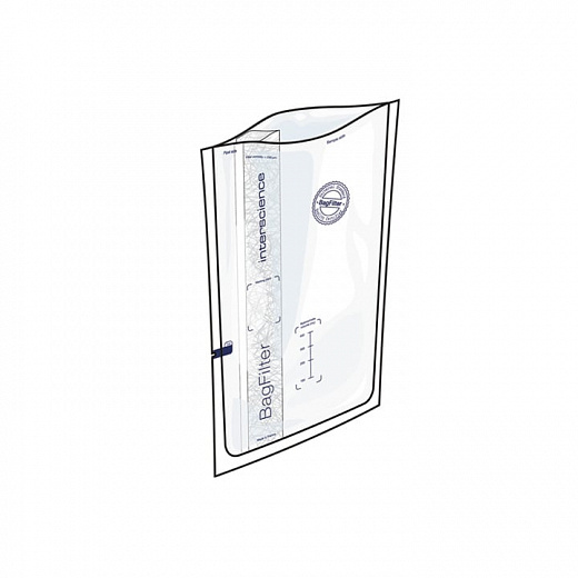 Пакеты для гомогенизации 2000 мл, фильтр боковой, d пор < 250 мкм, место надреза, поле для маркировки, градуировка, BagFilter P, стерильные